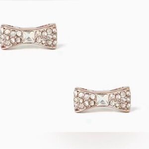 Kate Spade Earrings “Ready Set Bow” Pave’ Studs with Dusty! ♠️
